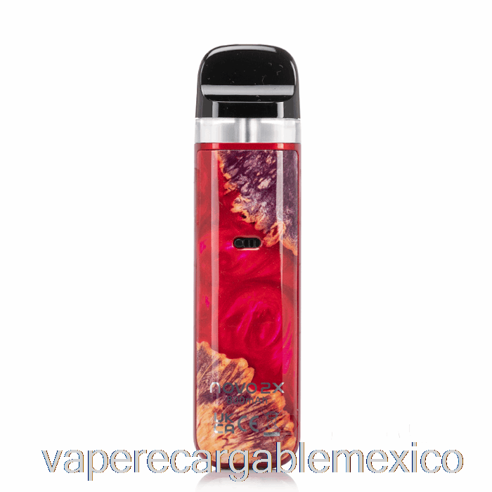 Vape Recargable Smok Novo 2x 20w Pod System Rojo Madera Estabilizadora